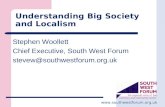 Welcome and the Big Picture - Big Society & Localism