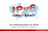 Slides from Introduction to IPv6