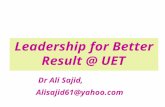 Leadership for better results