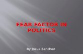 Fear Factor In Politics Power Point