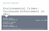 Environmental crime enforcement ppt