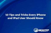 10 Tips and Tricks Every iPhone and iPad User Should Know