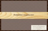 Forensic radiology   practical under