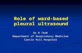 Role of ward-based pleural ultrasound