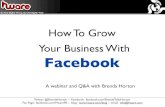 How to grow your business with facebook
