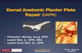Dorsal Anatomic Plantar Plate Repair