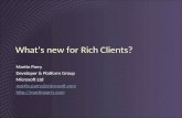 Session 1: Building Rich Clients on the Microsoft Platform