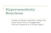 Hypersensitivity reactions lecture notes