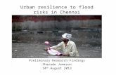 Urban resilience to flooding in Chennai