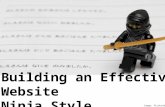 Building an Effective Website - Ninja Style