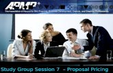 APMP Foundation Study Group Session 7 - Pricing and Commercial proposal
