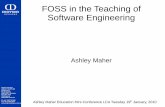 Teaching software engineering using FOSS