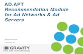 Gravity AD.APT  higher CTR for advertising networks