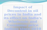 Impact of Decontrol in Oil Prices in India New Latsttttt