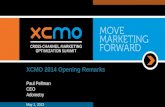 XCMO 2014 Opening Remarks