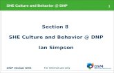 Dnp shelco  she culture and behavior in dnp sept 2011