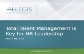 Total talent management is key for HR leadership