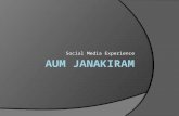 Aum Janakiram Social Media Experience