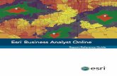 Esri Business Analyst Online: Report Reference Guide