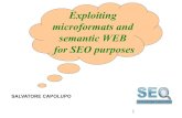 Exploiting microformats for SEO purposes