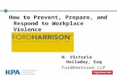 How to Prevent, Prepare, and Respond to Workplace Violence