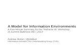 A Model for Information Environments - Reframe IA Workshop 2013