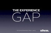 The Experience Gap (UX Camp Edmonton)