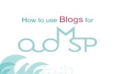 ADMSP Introduction to Blogging