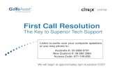 First Call Resolution - The Key To Superior Tech Support