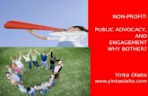Non profit and public advocacy