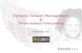 Beyond Budgeting: Driver-Based Forecasting and Performance Management