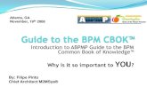 Introduciton to ABPMP BPM Common Body of Knowledge (CBOK)