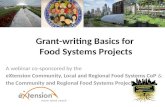 Grant Writing Basics for Food Systems Projects