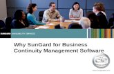 Why SunGard for Business Continuity Management Software