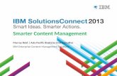 IBM Solutions Connect 2013 - Enterprise Content Management