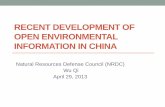 Access to Environmental Information in China