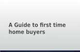 Guide for first time home buyers