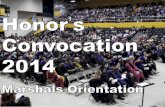2014 honors convocation