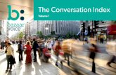 Bazaarvoice - The Conversation Index, Volume 1