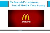 McDonald's Lebanon Social Media Case Study - Presentation