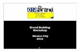 One brand workshop global brands   local cultures