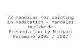 72 Mandalas for Painting in Meditation - Mandalas