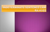 Indeterminate Sentence Law
