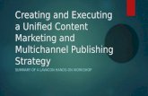 Unified Content Marketing Strategy, LavaCon Summary