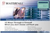 13 Ways Through a Firewall – What You Don’t Know Will Hurt You