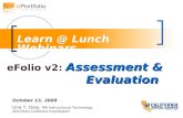 Efolio Asessment & Evaluation