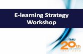 E learning Strategy Workshop (Top Tools for Rapid E-learning Content Development)