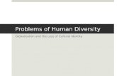 Problems of human diversity