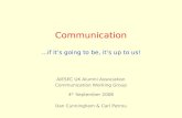 AIESEC UK Alumni - Communication Working Group - 4 Sep 2008