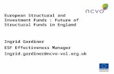 European structural and investment funds: Future of structural funds in England